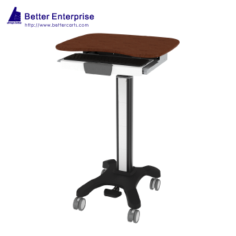 Height Adjustable Light Duty Computer Cart