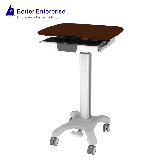 Height Adjustable Light Duty Computer Cart