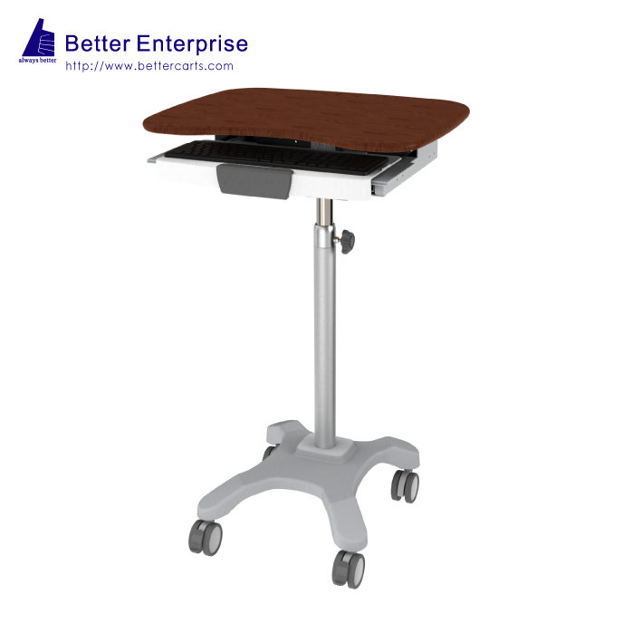 Height Adjustable Light Duty Computer Cart