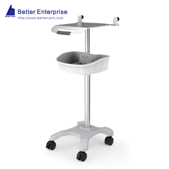 MRI Compatible Height Adjustable ECG Cart (Heavy Duty)