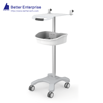 Height Adjustable ECG Cart