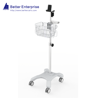 Vital Signs Monitor Roll Stand (4-Leg Base)