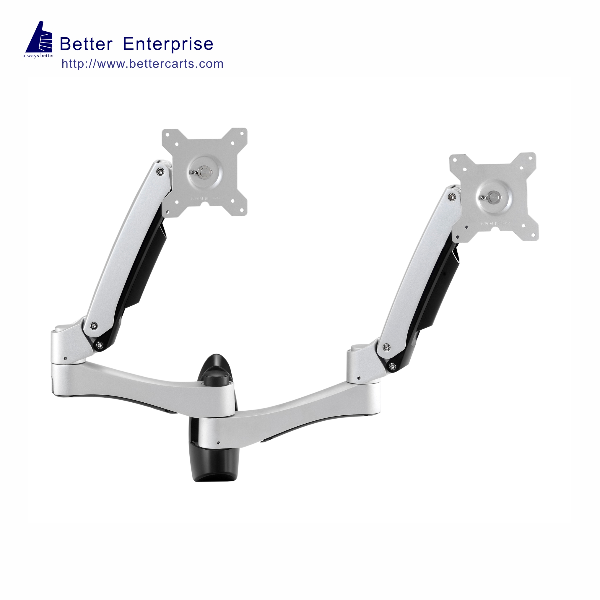 Wall Mount LCD Monitor Duo Arm